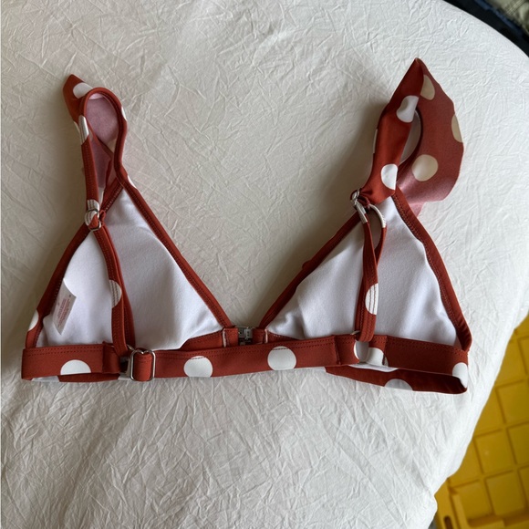 Xhilaration Rust and White Strappy Top - Picture 2 of 3